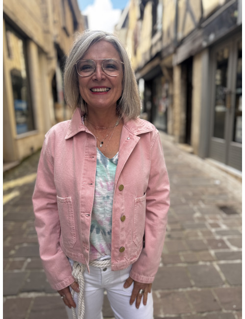 Veste AKSEL cameo rose Le Temps Des Cerises