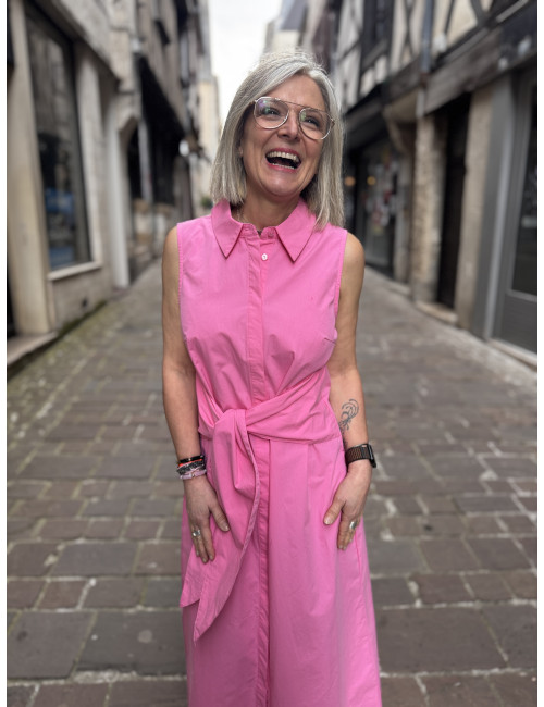 Robe longue rose Lola Casademunt