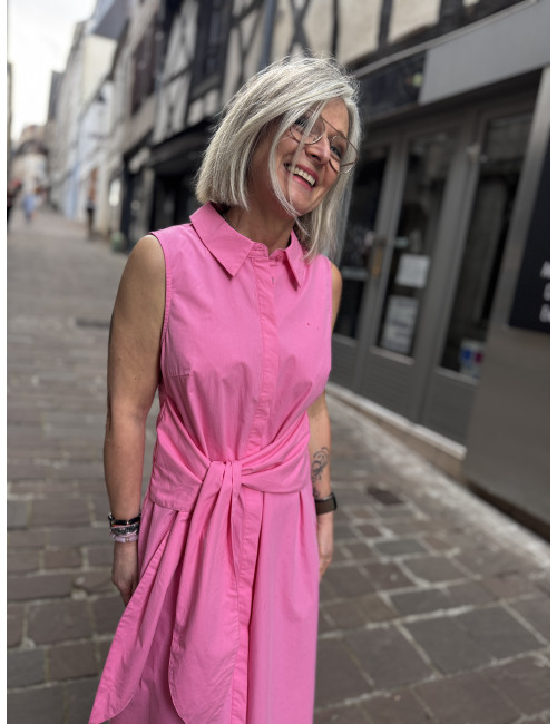 Robe longue rose Lola Casademunt