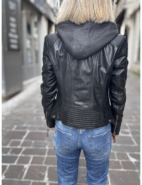 Blouson cuir CACEY Mauritius