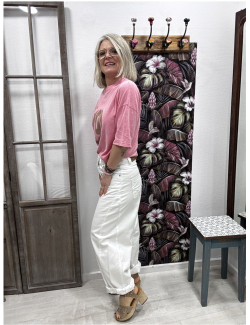 Pantalon blanc BAHREN snow white Cream