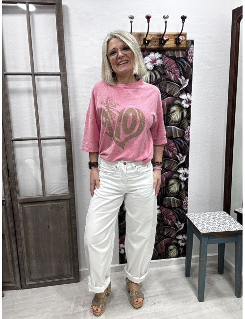 Pantalon blanc BAHREN snow white Cream
