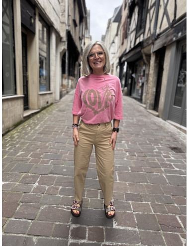 Pantalon JEMMA praline Labdip