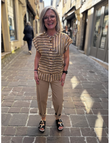 Chemise AMANDINE babel caramel Hod