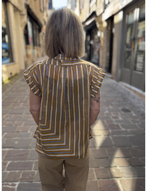 Chemise AMANDINE babel caramel Hod