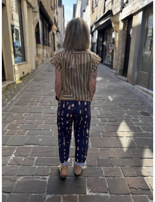 Pantalon JABIRU navy tie an dye Hod