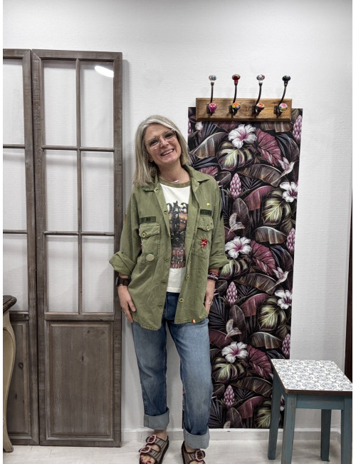 Mules GALIA vegan stripes Genuins