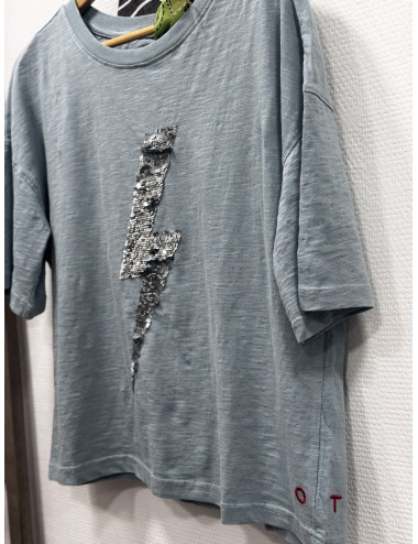 Tee shirt ANGIE stone blue One Tee