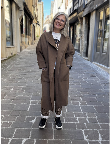 gilet KOH chocolat Orfeo