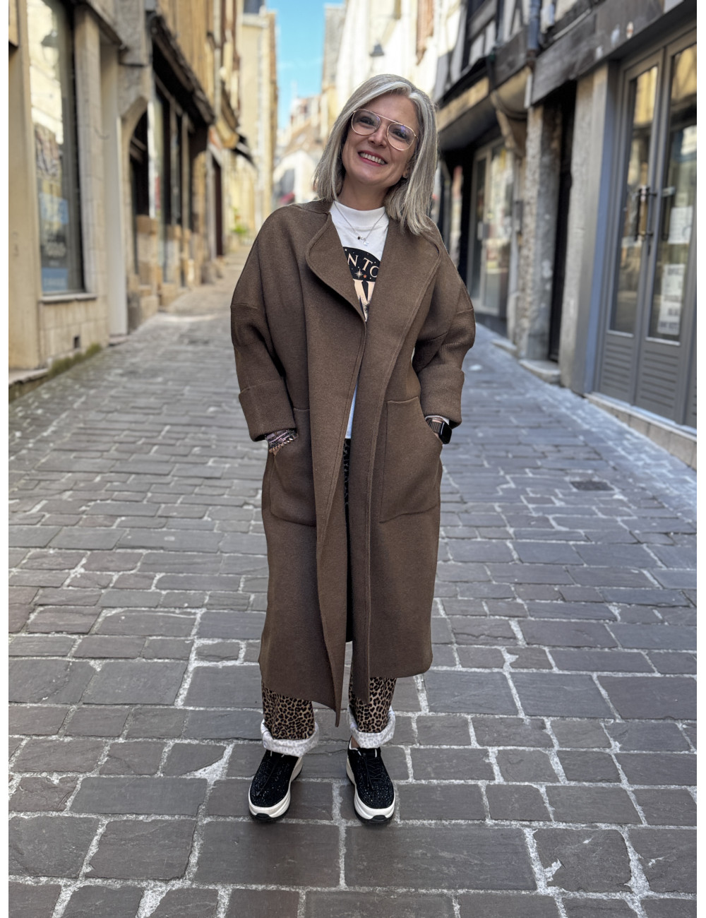 gilet KOH chocolat Orfeo