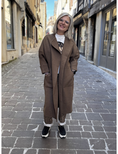 gilet KOH chocolat Orfeo