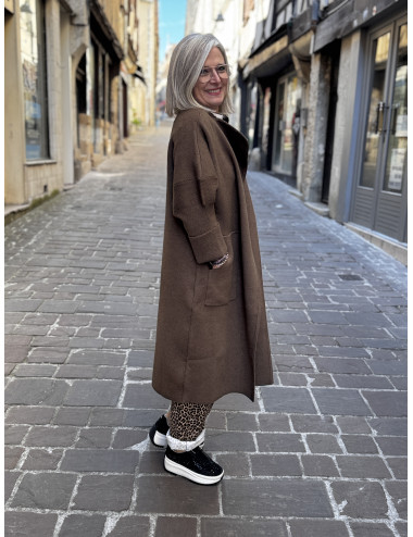 gilet KOH chocolat Orfeo