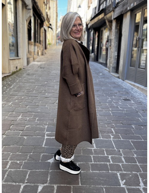 gilet KOH chocolat Orfeo