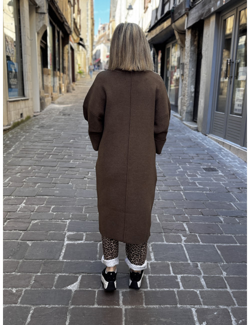 gilet KOH chocolat Orfeo