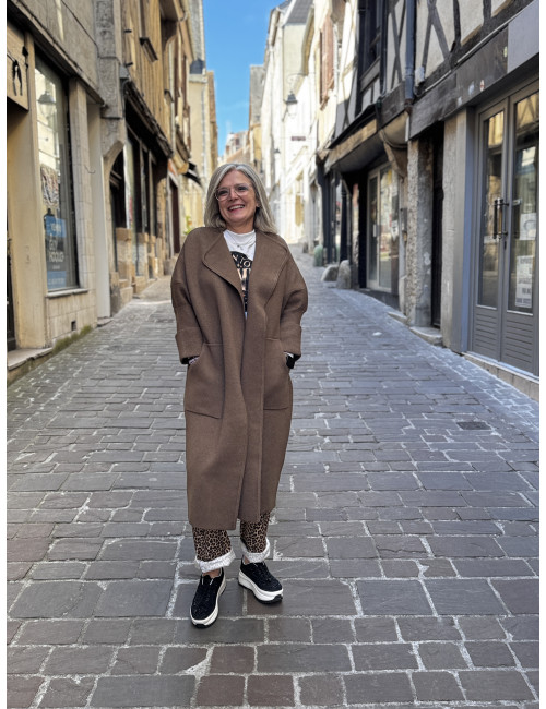 gilet KOH chocolat Orfeo