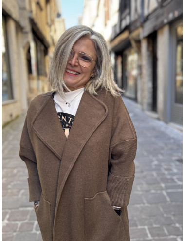 gilet KOH chocolat Orfeo