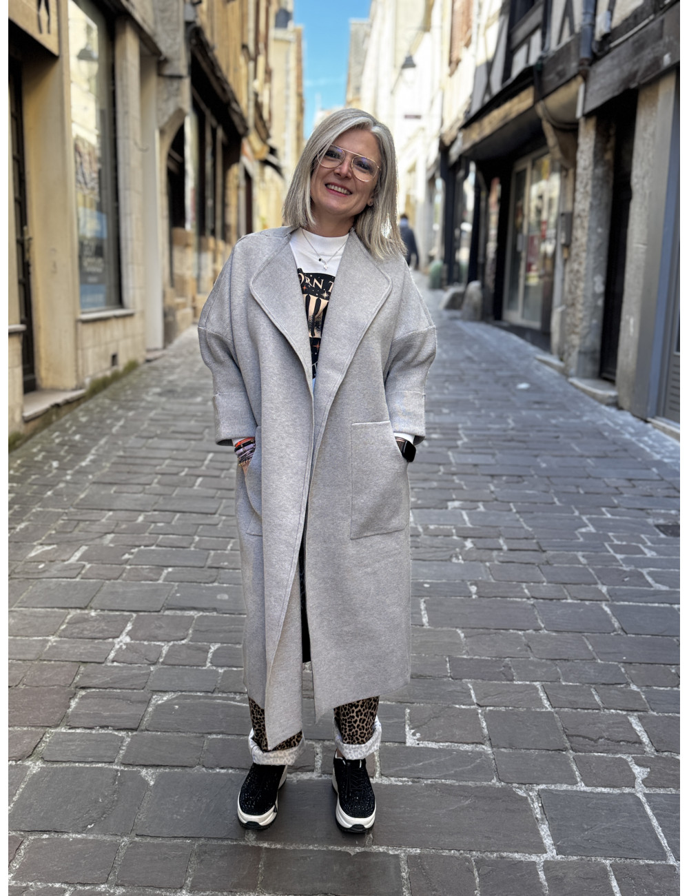 Gilet KOH gris Orféo