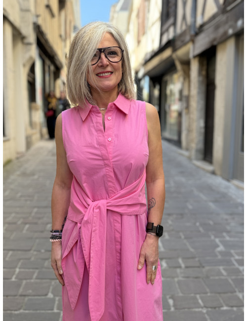 Robe longue rose Lola Casademunt