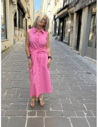 Robe longue rose Lola Casademunt