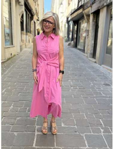 Robe longue rose Lola Casademunt