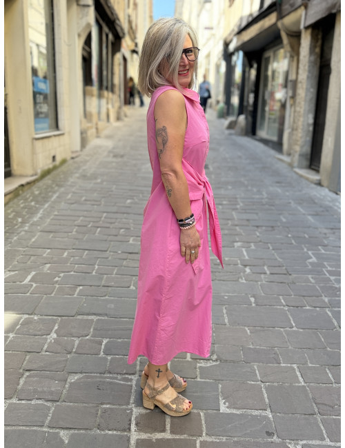 Robe longue rose Lola Casademunt