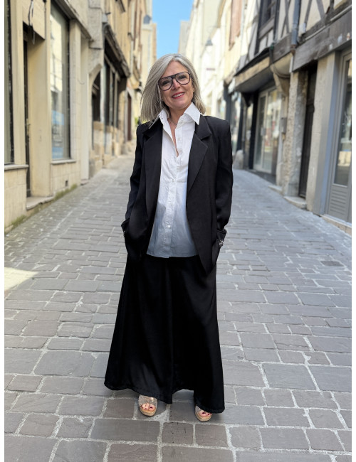 Pantalon fluide black BILLIE Les Blondinettes