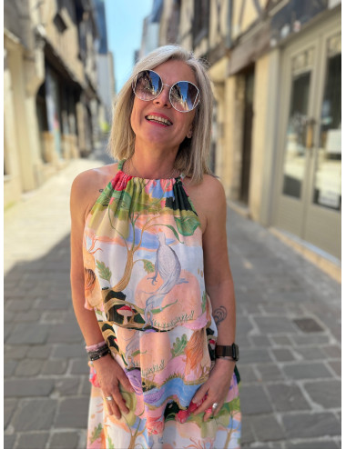 Robe courte imprimée NUSHAILYN Nümph