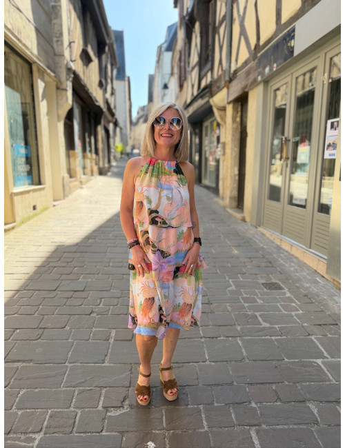 Robe courte imprimée NUSHAILYN Nümph
