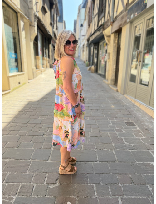 Robe courte imprimée NUSHAILYN Nümph