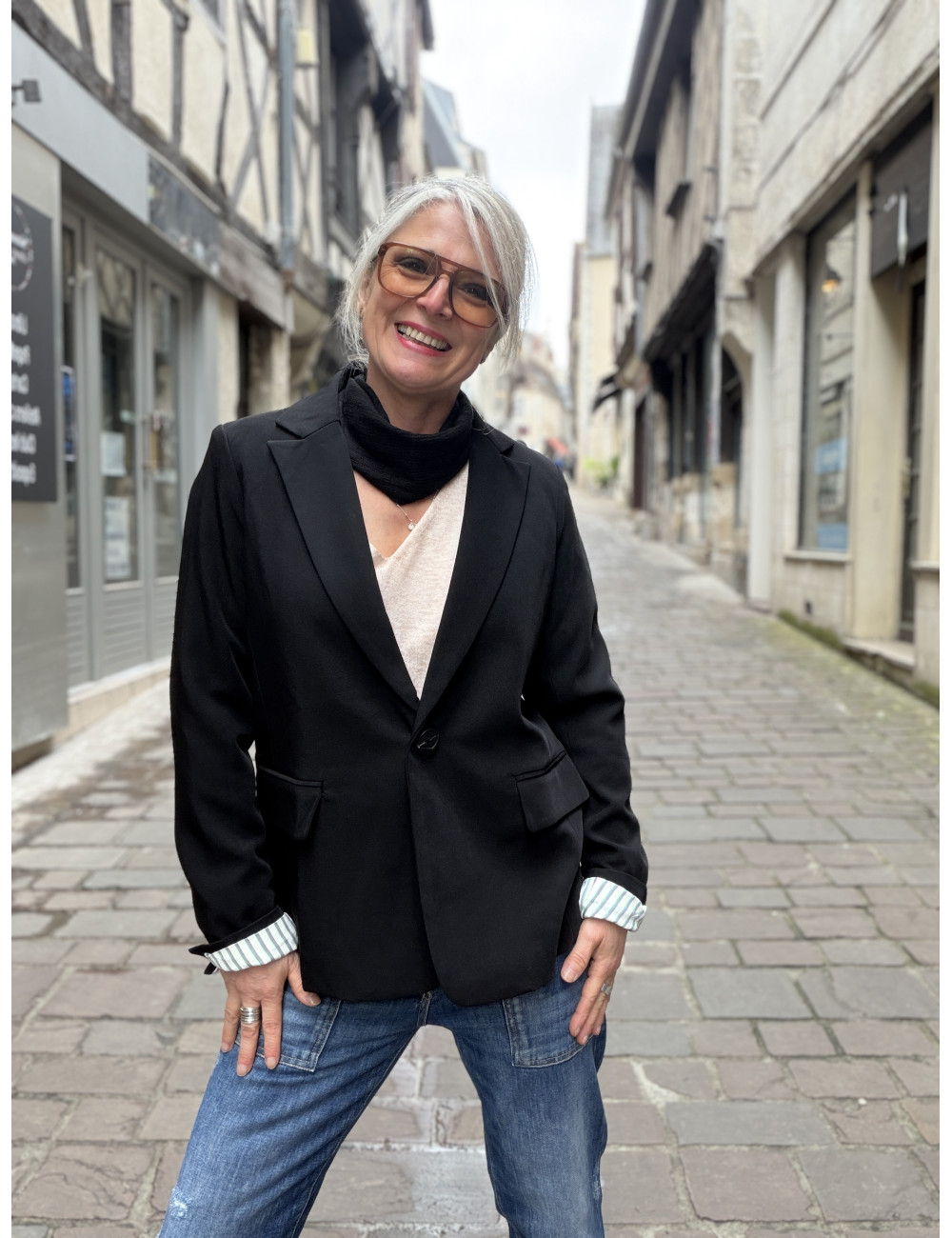 Veste VLADY noire Laure+Max