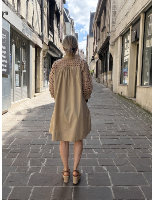 Robe BILLIE beige Ma Petite Capsule