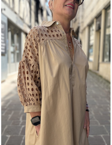 Robe BILLIE beige Ma Petite Capsule