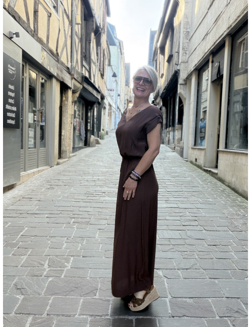 Robe longue TIM red wood Karma koma