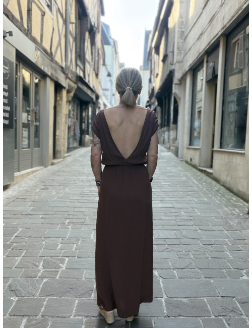 Robe longue TIM red wood Karma koma