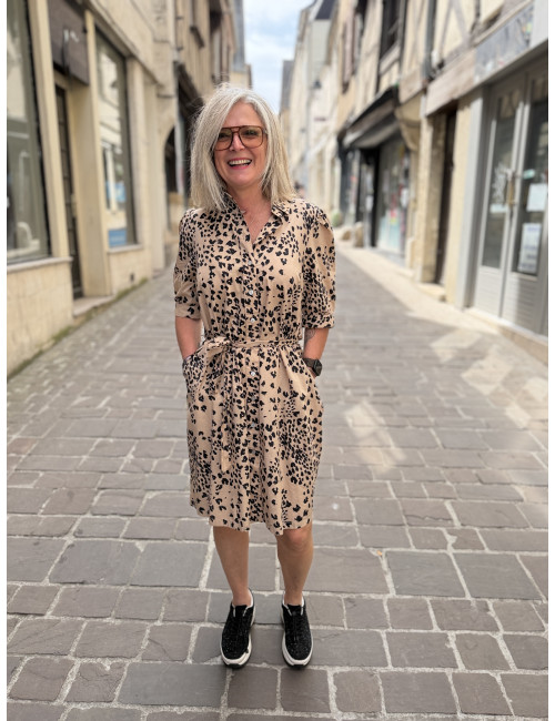 Robe courte imprimée NUSANAH Nümph