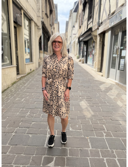 Robe courte imprimée NUSANAH Nümph