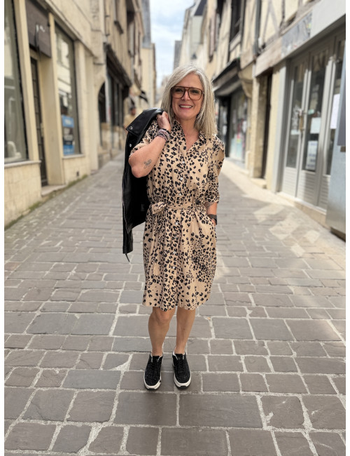 Robe courte imprimée NUSANAH Nümph