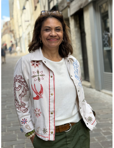 Veste ROSETTA Cream