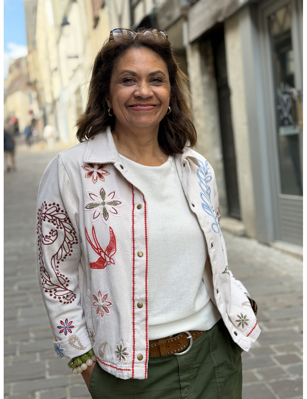 Veste ROSETTA Cream