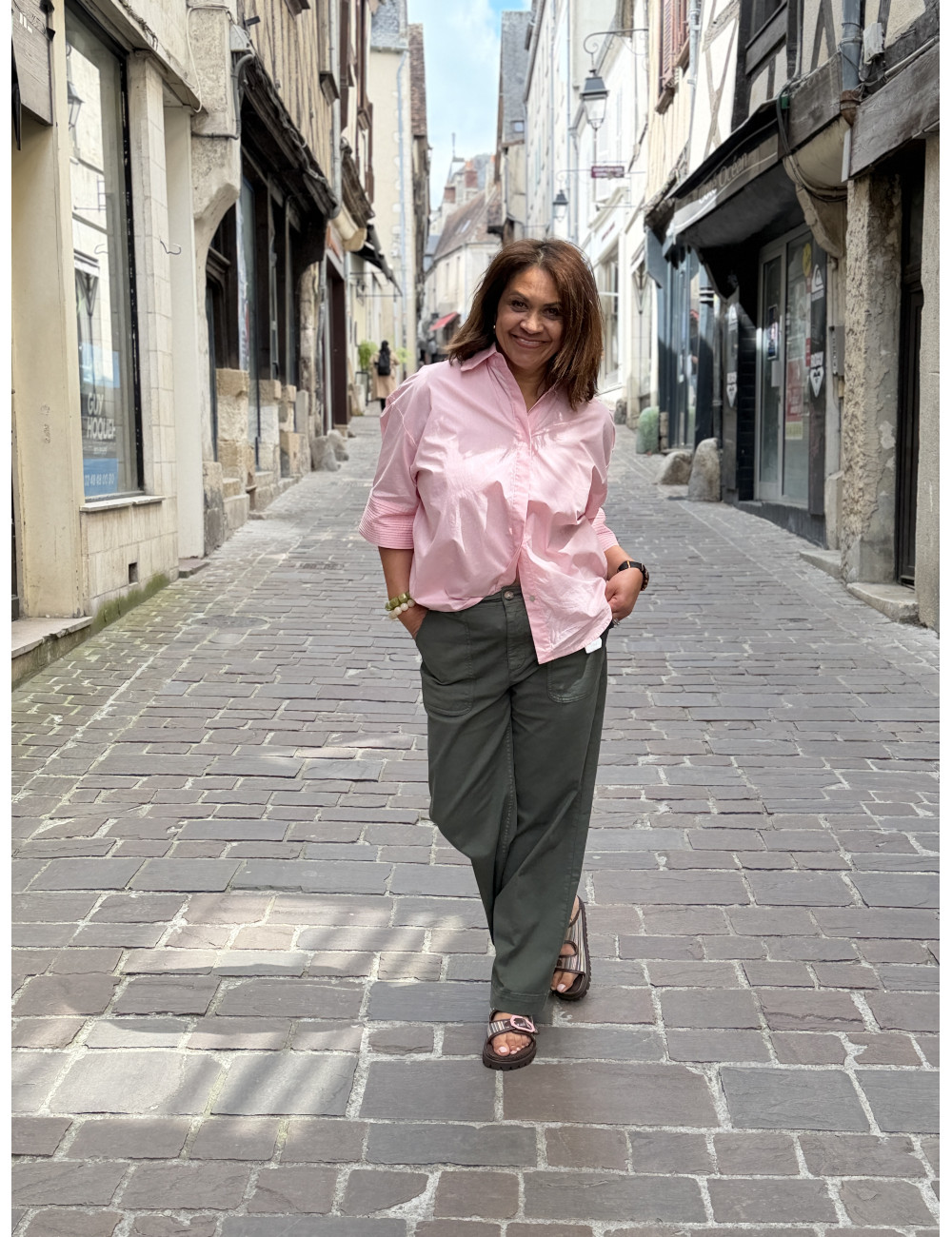 Chemise NINA BARBE rose Ma Petite Capsule