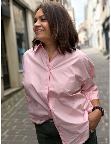 Chemise NINA BARBE rose Ma Petite Capsule