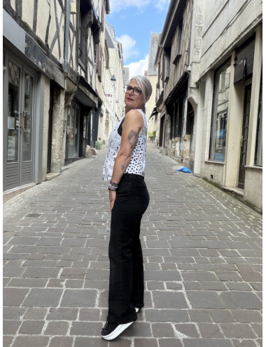 Jeans flare noir NIKKY Labdip