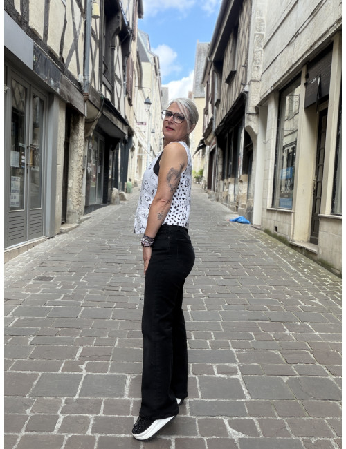 Jeans flare noir NIKKY Labdip