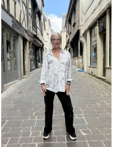 Jeans flare noir NIKKY Labdip