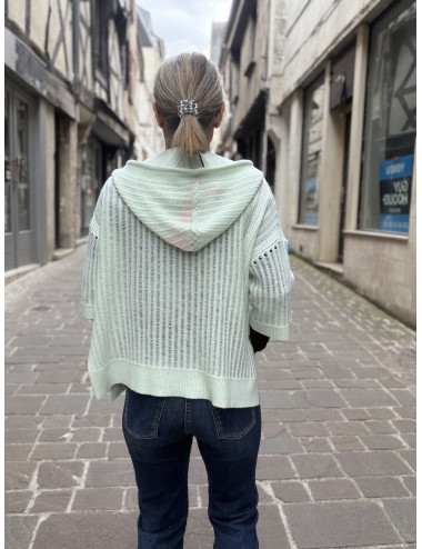 Pull NEW LOVE STORY vert Ma Petite Capsule