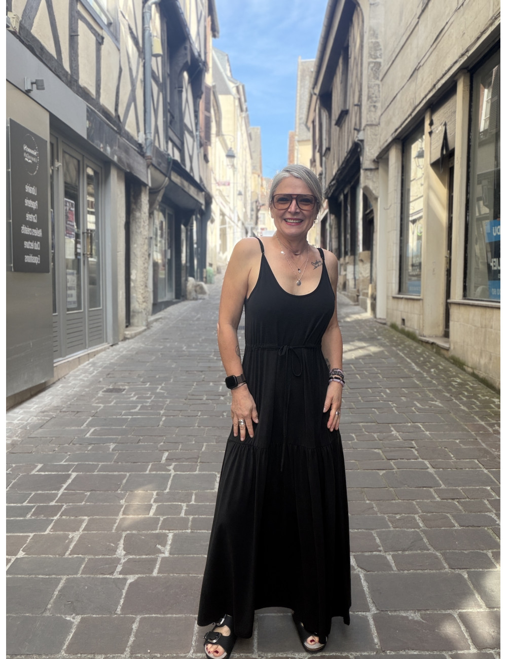 Robe RIA noir Laure+Max