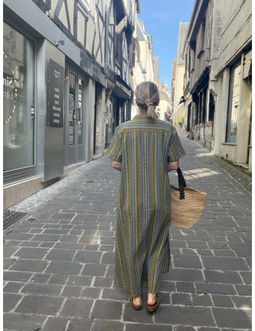 Robe longue TAMPA stripe Hod