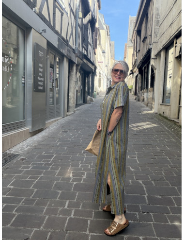 Robe longue TAMPA stripe Hod