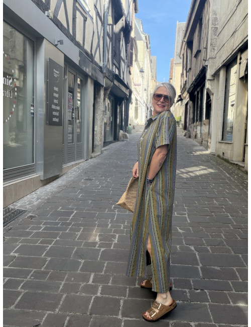 Robe longue TAMPA stripe Hod