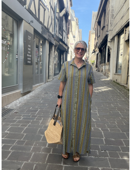 Robe longue TAMPA stripe Hod